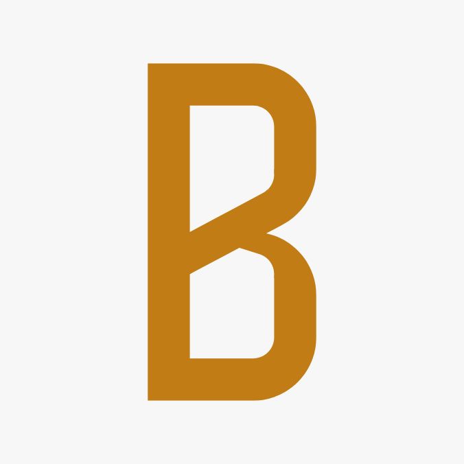 B del logo del ristorante Benda